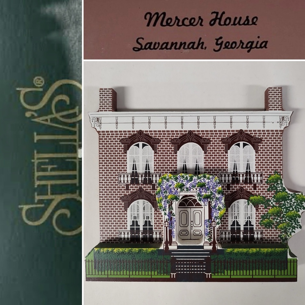 Mercer House, Savannah Georgia, Sheila Collectible house, 1995